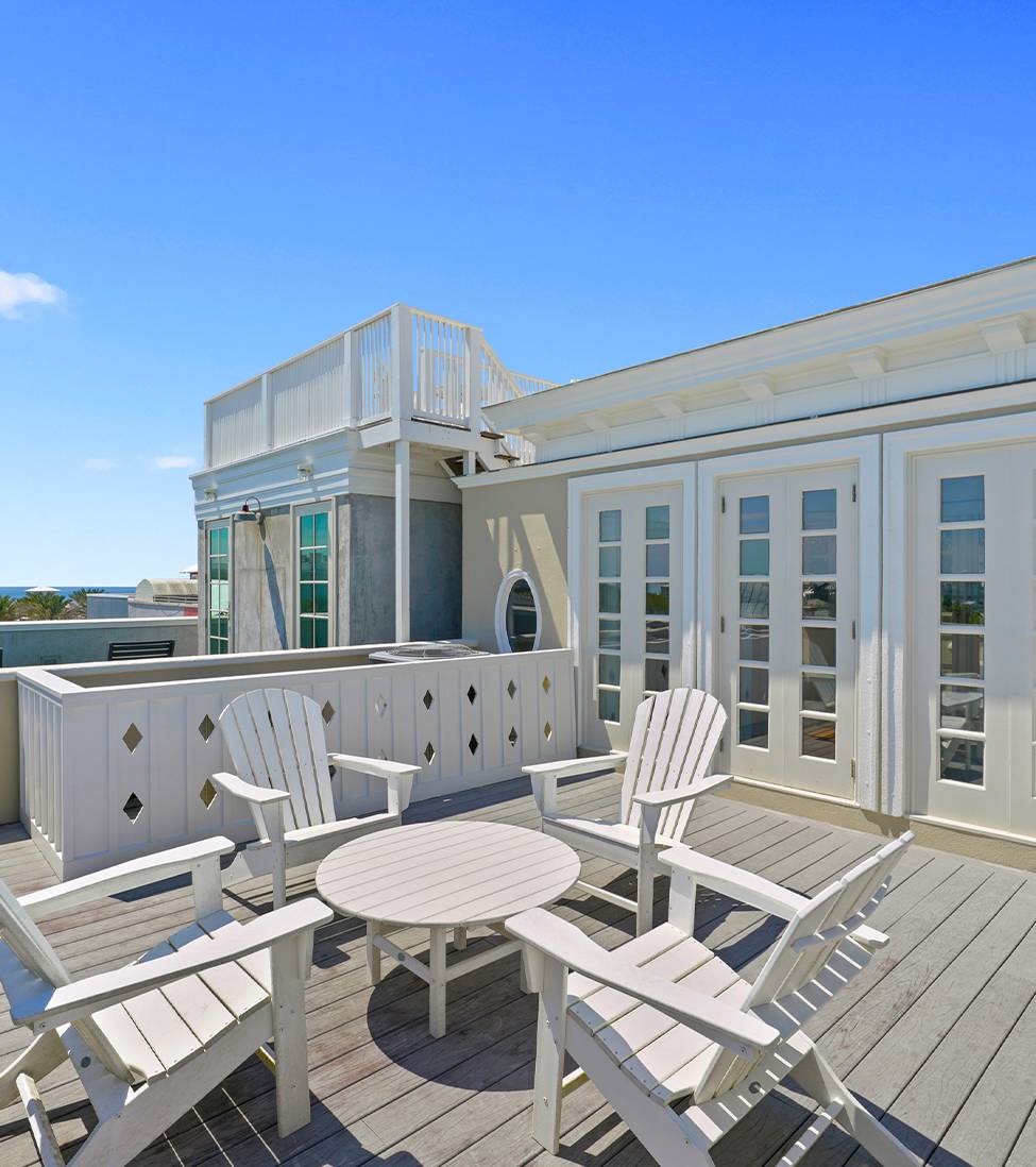 A view from a Roof Top Deck