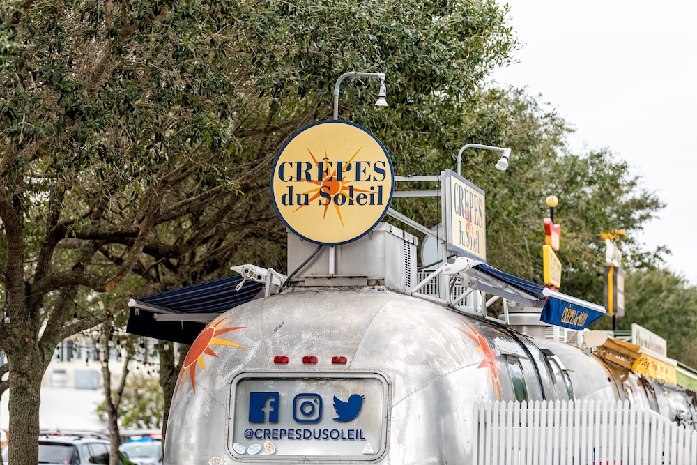 A restaurant at Airstream Row.